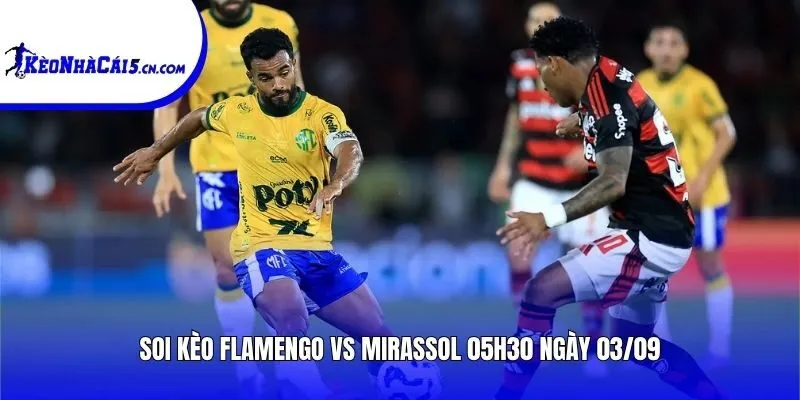 Soi kèo Flamengo vs Mirassol | 05h30 ngày 03/09
